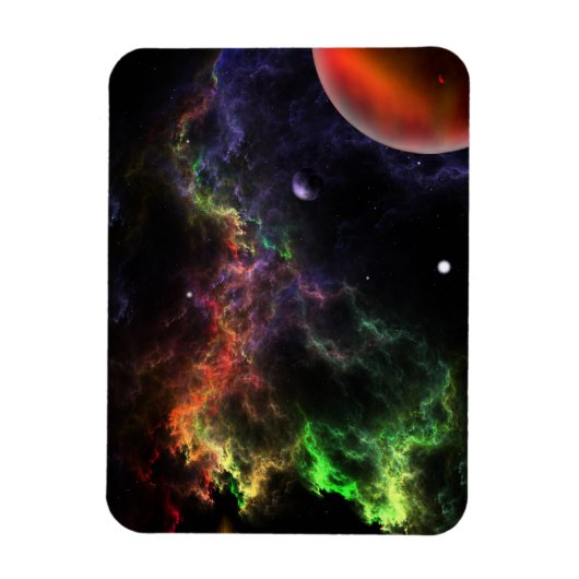 Planetoïden - Nebula Cluster Photo Magnet Magneet (Verticaal)
