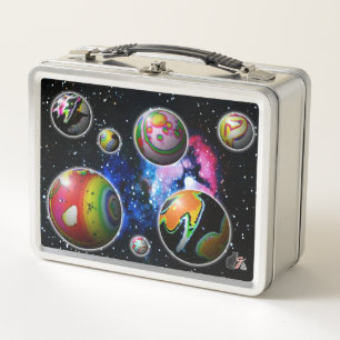 Planétoïdes Lunchbox métallique