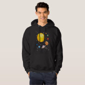 Planets Solar System Planetarium Astronomy Astroph Hoodie (Voorkant volledig)