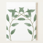 Planificateur 2023-2024 Aquarelle Boho esthétique (Dos)