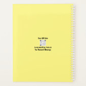 Planificateur 2023, Planificateur non daté, Planif (Dos)