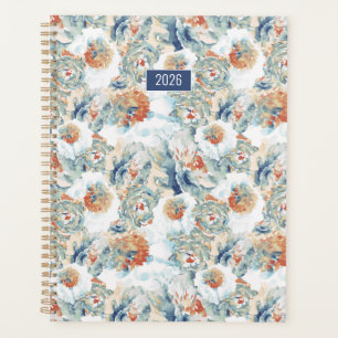 Planificateur 2026 Fleurs Abstraites Jolies