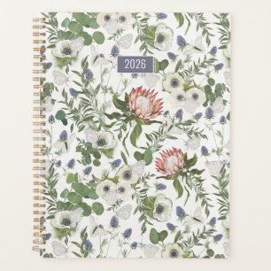 Planificateur 2026 Fleurs Florales Jolies