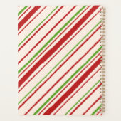 Planificateur à bandes rouges et vertes customisé (Dos)