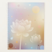 Planificateur à couverture rigide Charming Lotus (Devant)