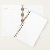 Planificateur à couverture rigide en forme de tass (Devant avec enveloppe)