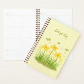 Planificateur à couverture rigide Fleurs sauvages (Devant avec enveloppe)