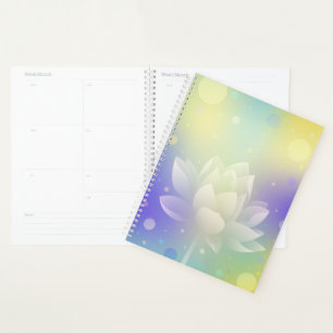 Planificateur à couverture rigide Lotus Glow