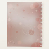 Planificateur à couverture rigide Rouge Lotus Glow (Dos)