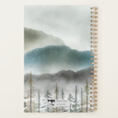 Planificateur à couverture souple aquarelle de mon (Dos)