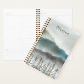 Planificateur à couverture souple aquarelle de mon (Devant avec enveloppe)