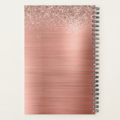 Planificateur à monogramme avec strass rose gold 2 (Dos)