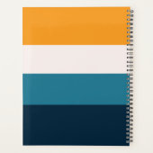 Planificateur à monogramme horizontal en blocs de (Dos)