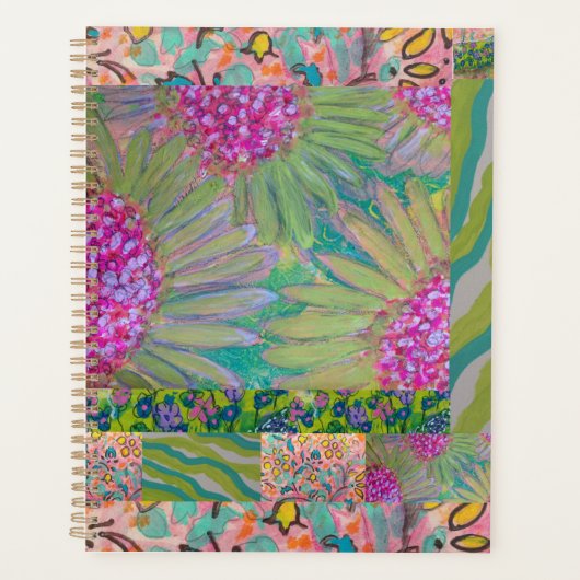 Planificateur - Abstrait Floral 8 (Devant)