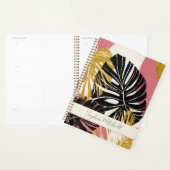 Planificateur Abstrait Moderne Tropical Boho Monst (Devant avec enveloppe)