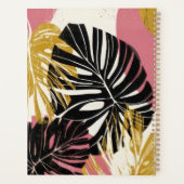 Planificateur Abstrait Moderne Tropical Boho Monst (Dos)