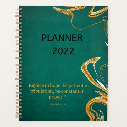 Planificateur annuel (Devant)