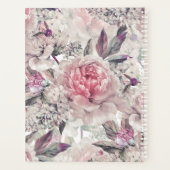 Planificateur annuel 2021 en roses (Dos)
