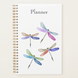 Planificateur annuel à aquarelle Libellule