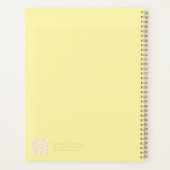 Planificateur annuel grand format Aura jaune (Dos)