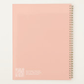 Planificateur annuel grand format Aura Orange (Dos)