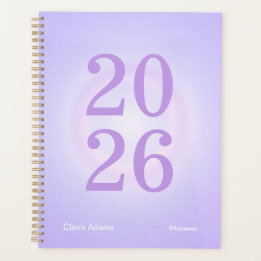 Planificateur annuel grand format Aura Violet