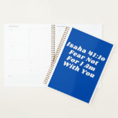 Planificateur annuel verset de la Bible chrétienne (Devant avec enveloppe)