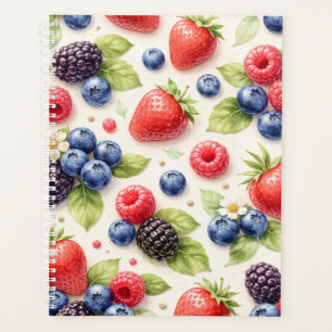 Planificateur Aquarelle Baies Mixtes