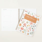 Planificateur aquarelle florale (Devant avec enveloppe)