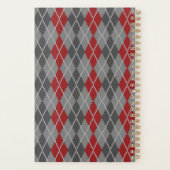 Planificateur Argyle Scone Bleuet (Dos)