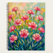 Planificateur aux Œillets Roses (Devant)