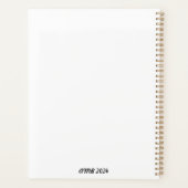 Planificateur avec couplet biblique (Dos)