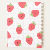 Planificateur avec couverture mignonne à la fraise (Dos)