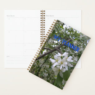 Planificateur avec fleurs Apple