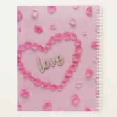 Planificateur avec les coeurs pour les filles (Dos)