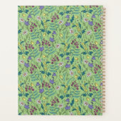 Planificateur avec motif fleur sauvage (Dos)