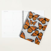 Planificateur avec papillons monarques (Devant avec enveloppe)