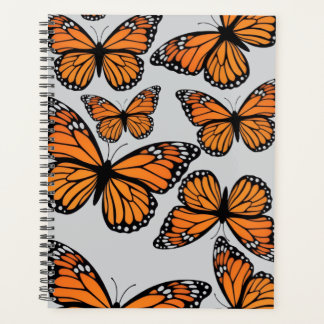 Planificateur avec papillons monarques