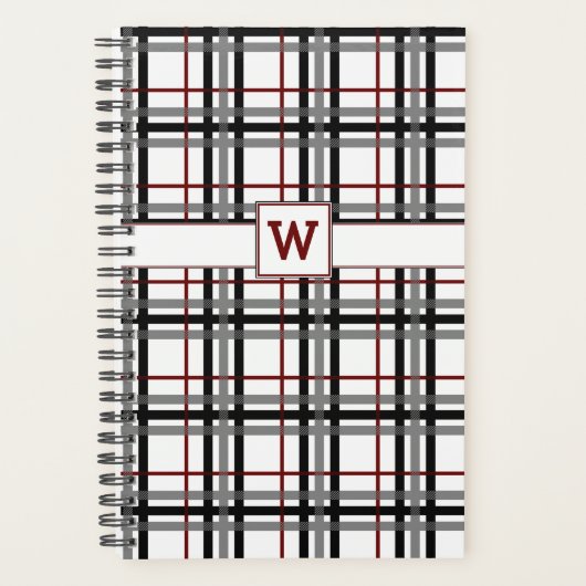 Planificateur blanc et rouge (Devant)