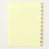 Planificateur blanc neige (Dos)