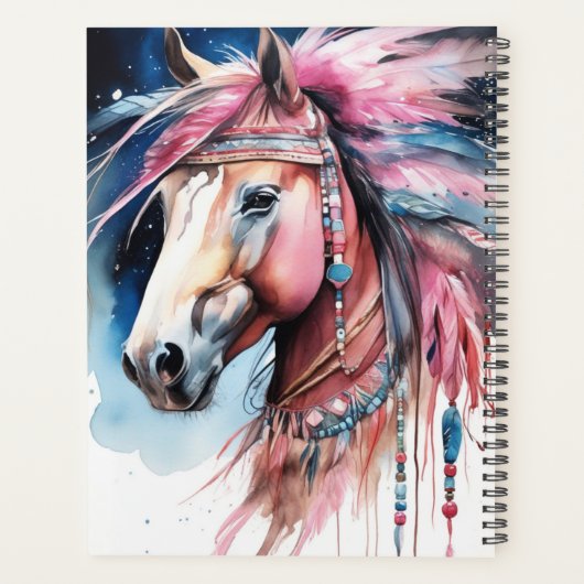 Planificateur Boho Horse (Dos)