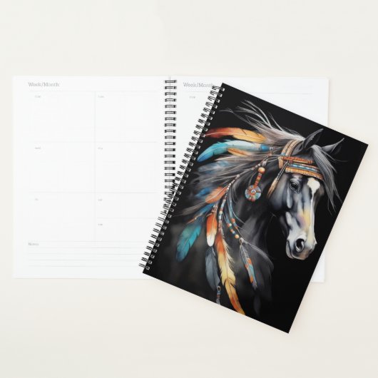Planificateur Boho Horse (Devant avec enveloppe)