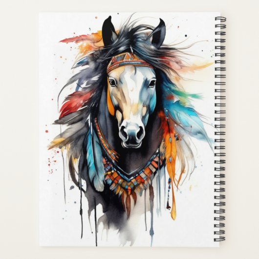 Planificateur Boho Horse (Dos)
