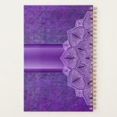 Planificateur Boho Mandala Violet (Dos)