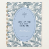 Planificateur Botanique Vintage Blue Pine (Devant)