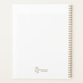 Planificateur Botanique Vintage Blue Pine (Dos)