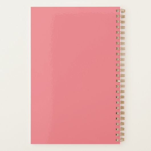 Planificateur Brown de chef fille (Dos)