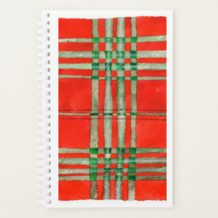 Planificateur / Calendrier ÉCOSSais TARTAN ROUGE 5