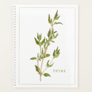 Planificateur/calendrier THYME 8.5x11 FRAIS
