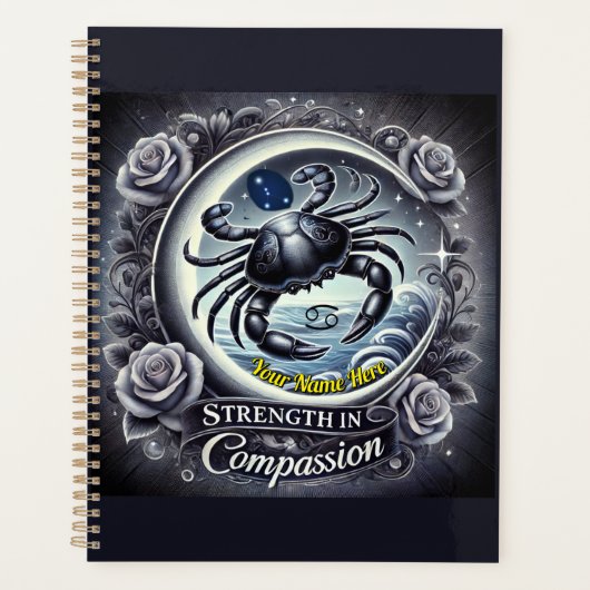 Planificateur Cancer "Force dans la compassion" (Devant)